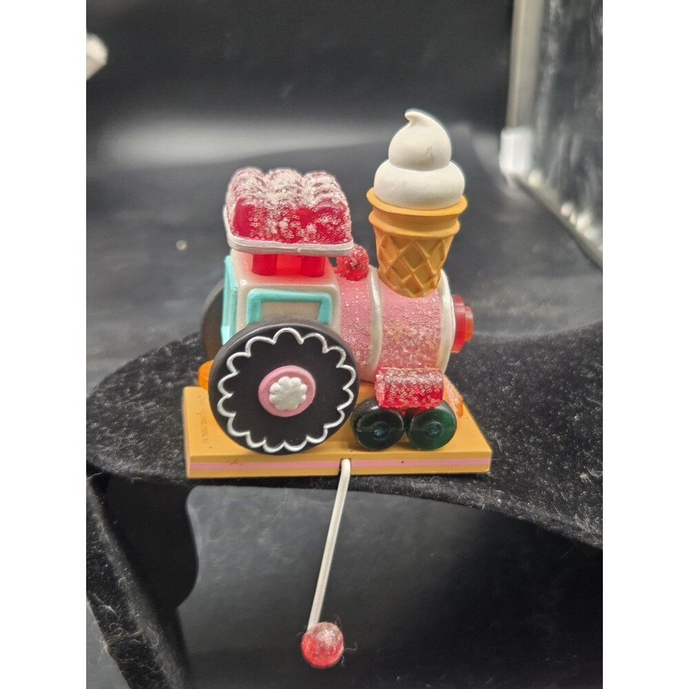 Vintage 1987 Hallmark Christmas Stocking Hanger Candy Express Train